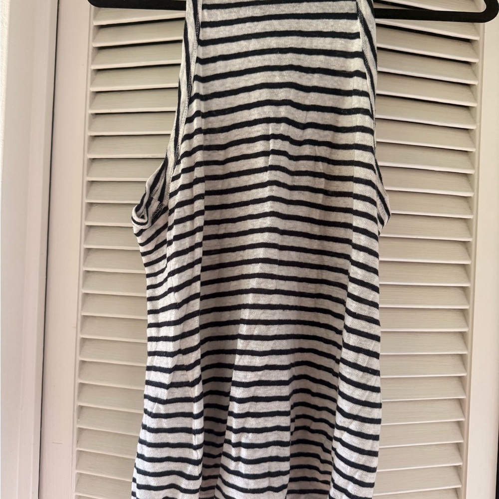 Stateside Black and White Striped Top